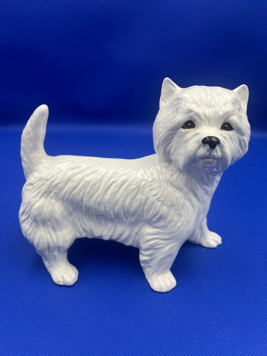 Vintage Melbaware West Highland Terrier Dog Figurine