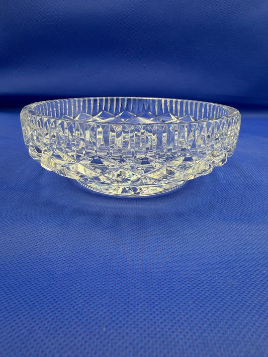 Vintage Irish Tyrone Signed Crystal Bowl